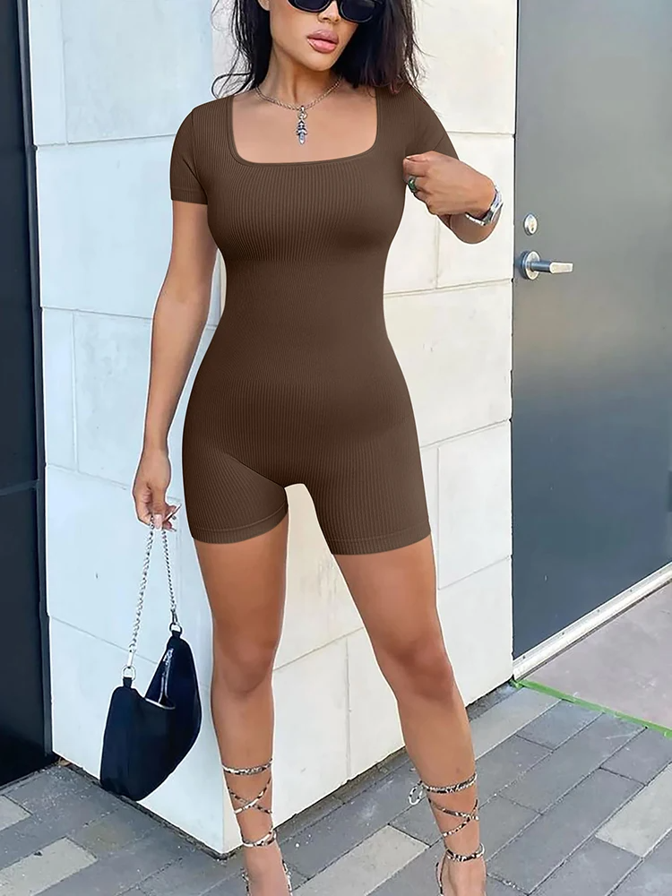 SleekForm™ Square Neck Jumpsuit