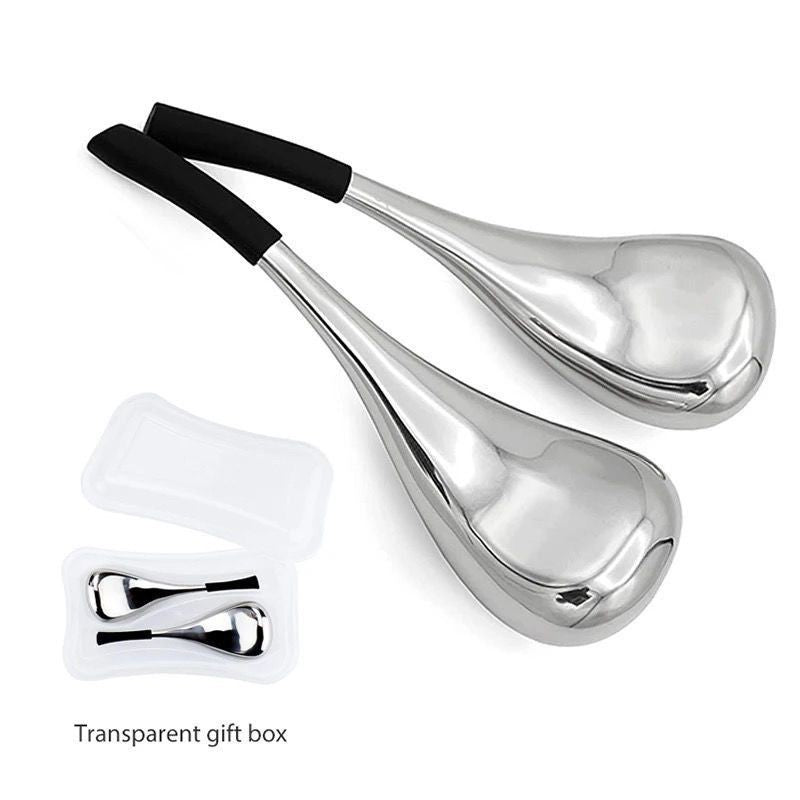 Cryotherapy face massager set with gift box by The Infinite Shop.